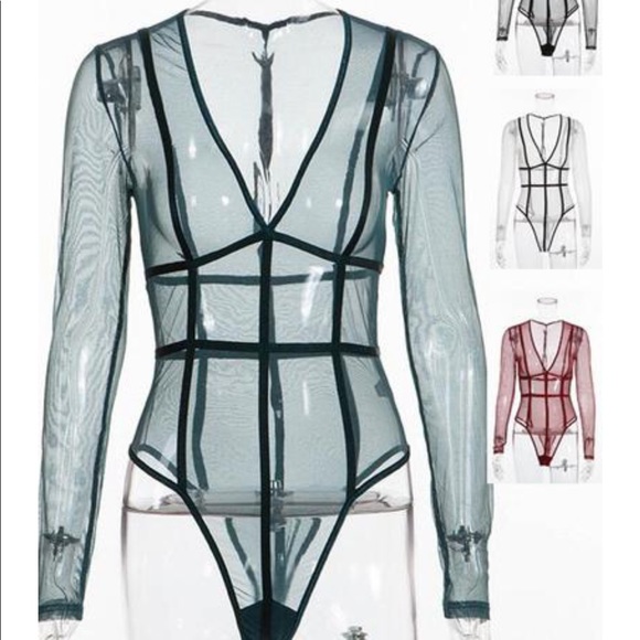 Black Cage bodysuits🖤 - Picture 4 of 6